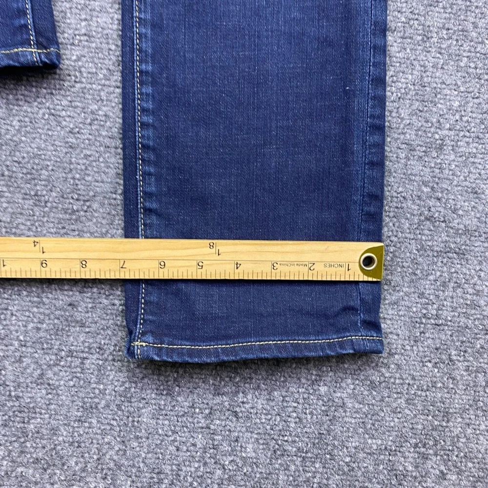 G-Star Raw Midge Straight Wmn Dark Wash Low Rise Jeans Sz 27 Grunge
